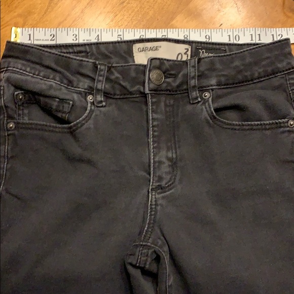 Garage Faded Black High Waist Skinny Jeans - Picture 2 of 8